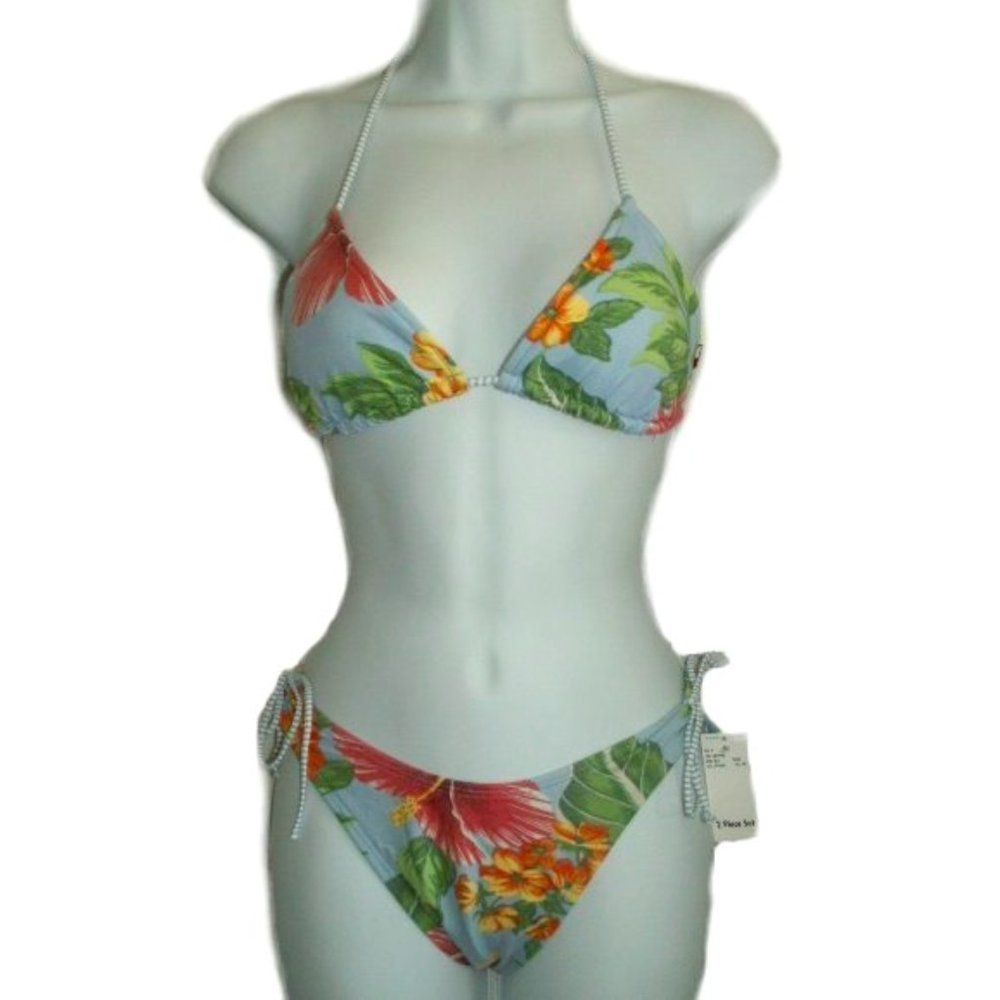 Tommy Hilfiger Floral String Bikini - Sz 4 - NEW